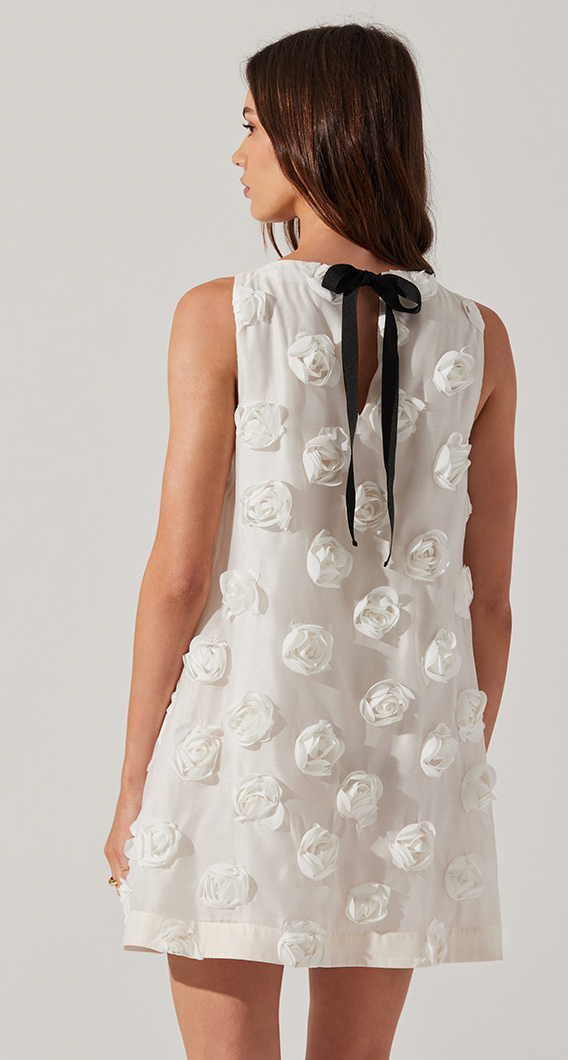 Floria White Mini Dress by Astr The Label