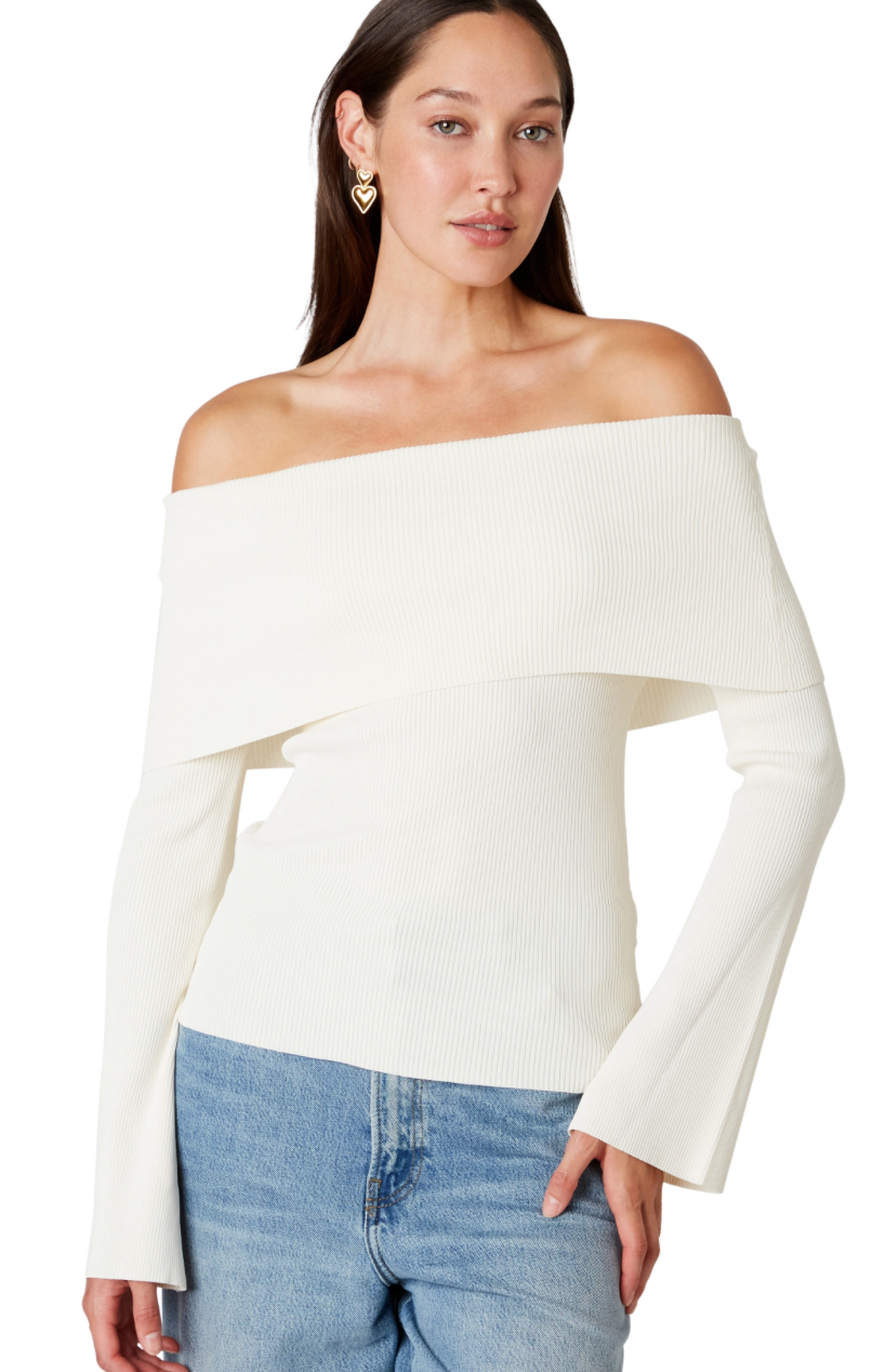 Off the Shoulder Sweater by NIA