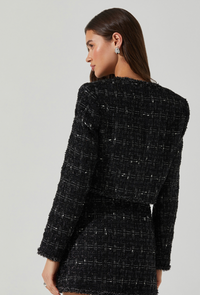 Milena Tweed Jacket Top by Astr the Label