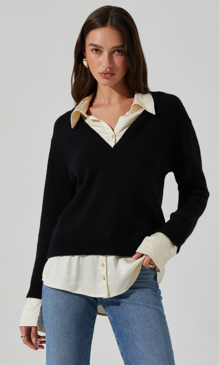 Jianna Layered Sweater by Astr the label