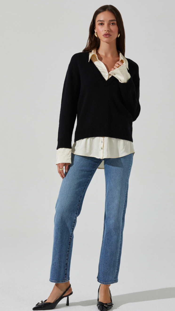 Jianna Layered Sweater by Astr the label