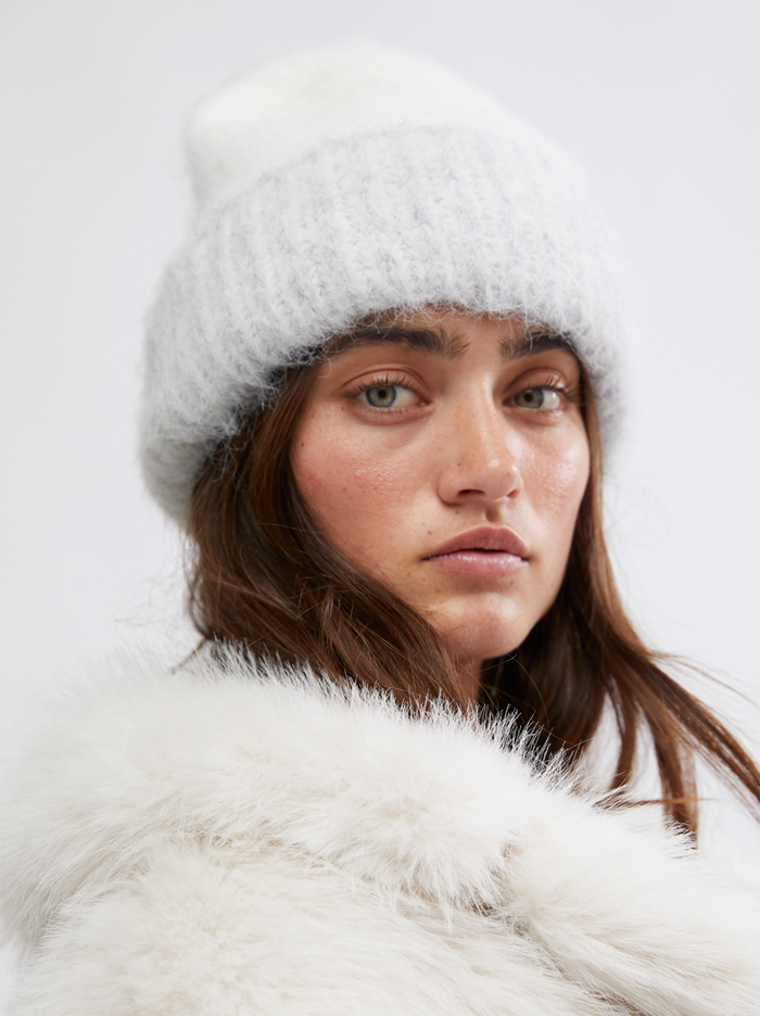 Fuzzy Beanie Hat by Free People