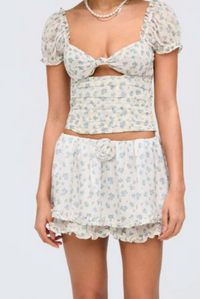 Chateau Mini Skirt by For Love and Lemons