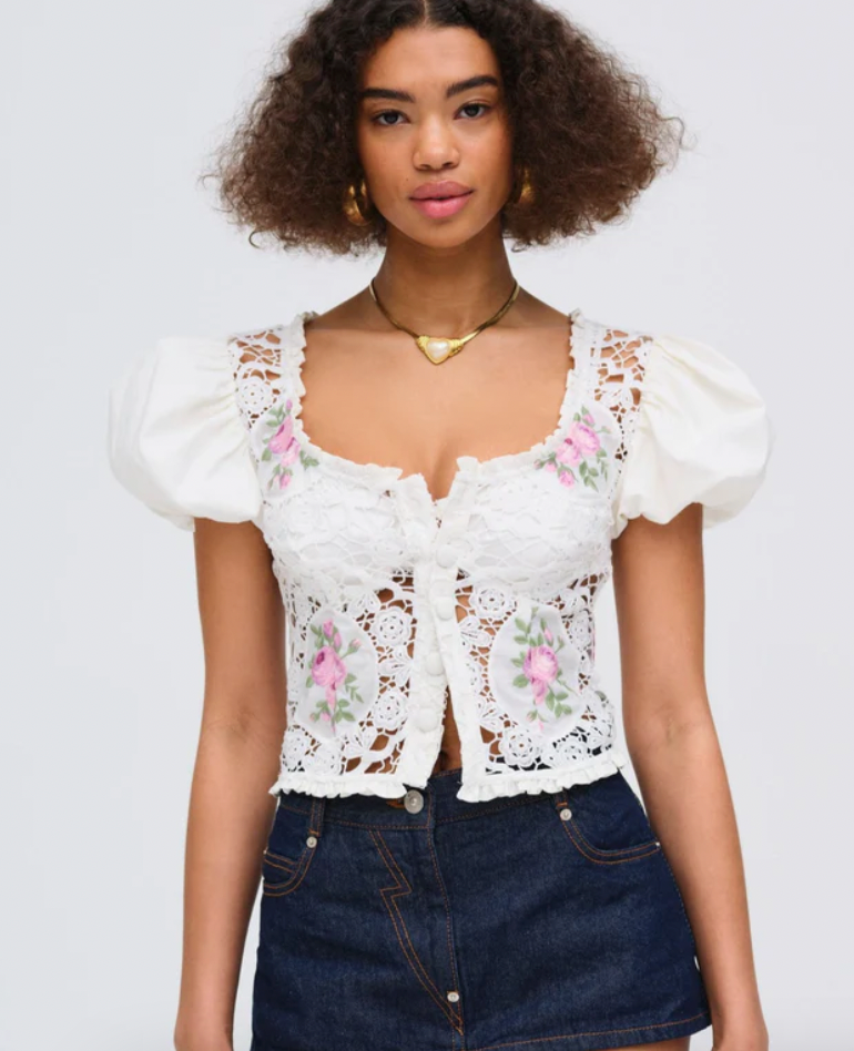 Bordeaux Top by For Love and Lemons