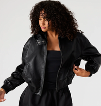 Zephyra Jacket Bomber Motto Jacket by Steve Madden