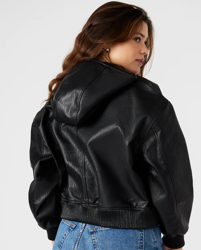 Zephyra Jacket Bomber Motto Jacket by Steve Madden