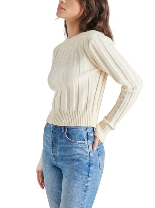 Cream Sweater by Steve Madden