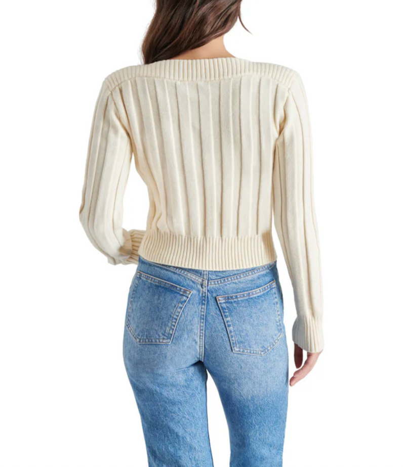 Cream Sweater by Steve Madden