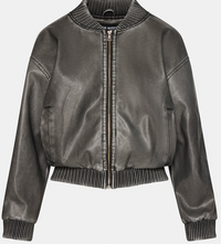 Fyra Vegan Leather Motto Jacket by Steve Madden