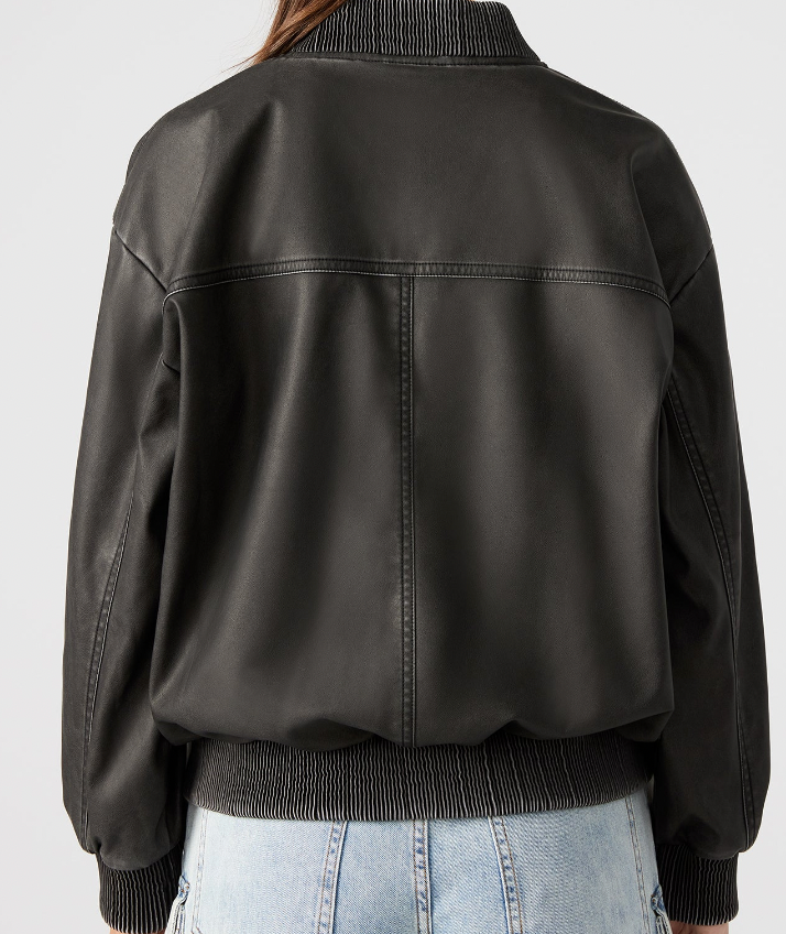 Fyra Vegan Leather Motto Jacket by Steve Madden