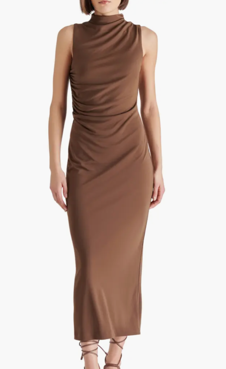 Brown Midi Dress by Steve Madden