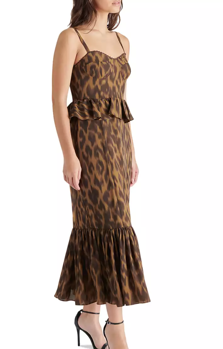 Eve Cheetah Leopard Dress by Steve Madden