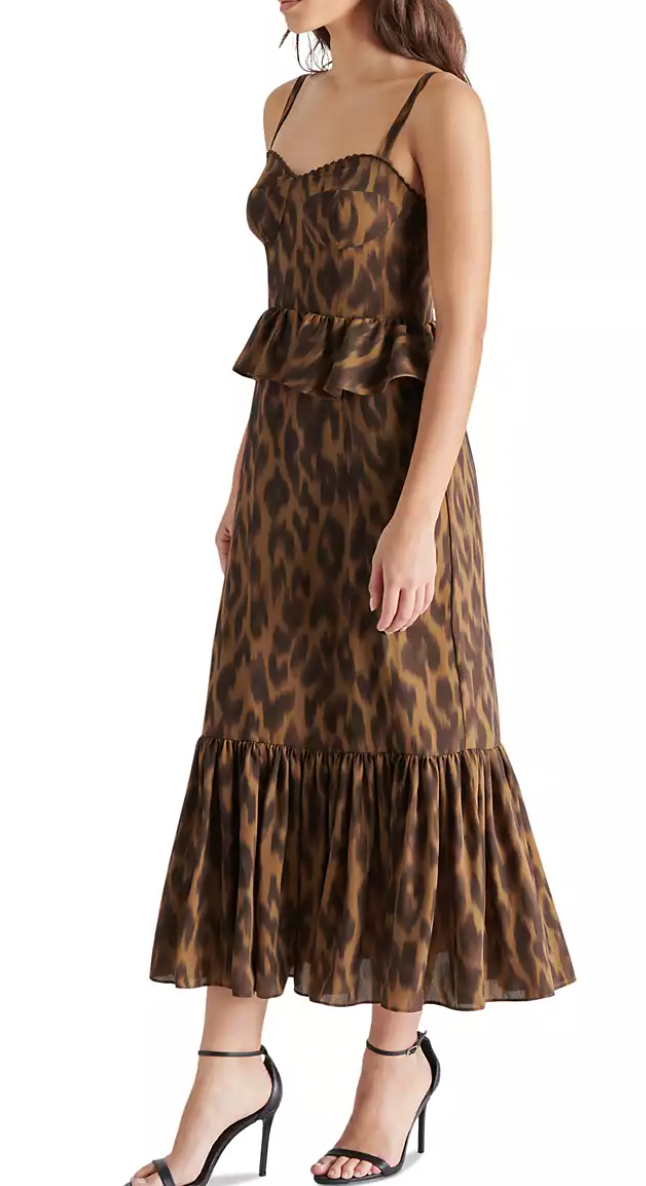 Eve Cheetah Leopard Dress by Steve Madden