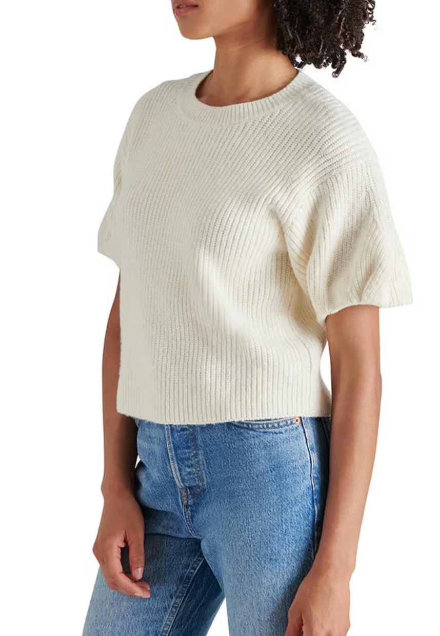 Jadey Sweater Top by Steve Madden