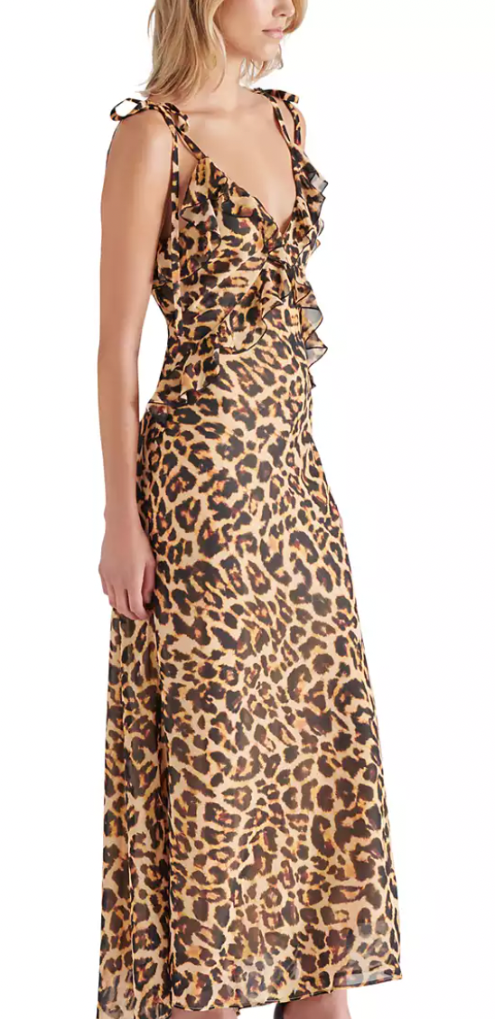 Steve Madden Maxi Dress in Black Floral or Leopard or Solid Black