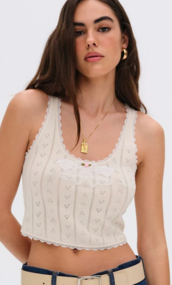 Angelina Knit Tank Top by For Love and Lemons