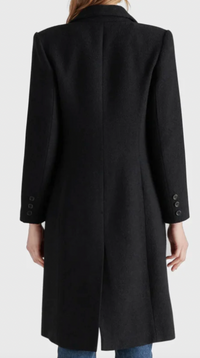 Black Peacoat Jacket by Steve Madden