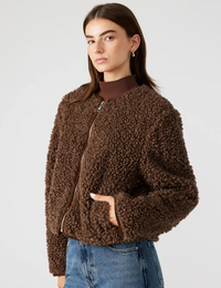 Teddy Jacket in Brown by Steve Madden