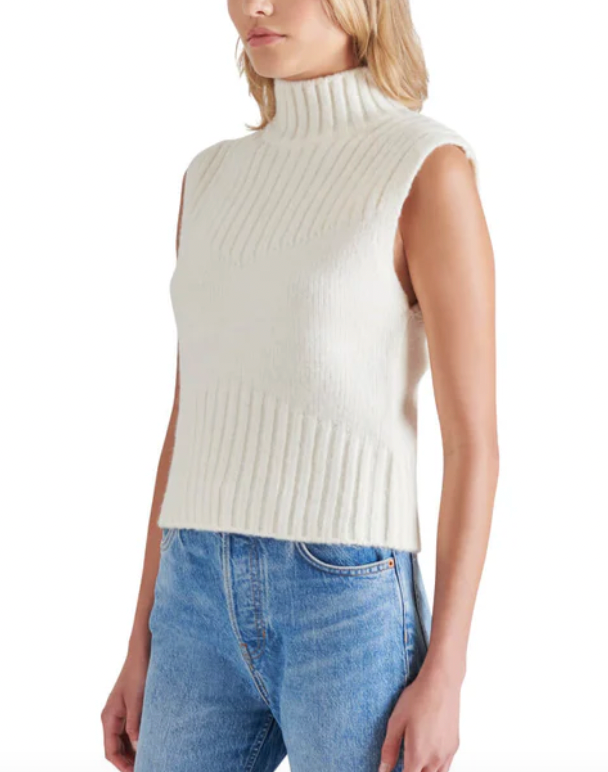 Serin Sweater Vest Top by Steve Madden