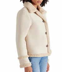 Miel Jacket in Cream By Steve Madden