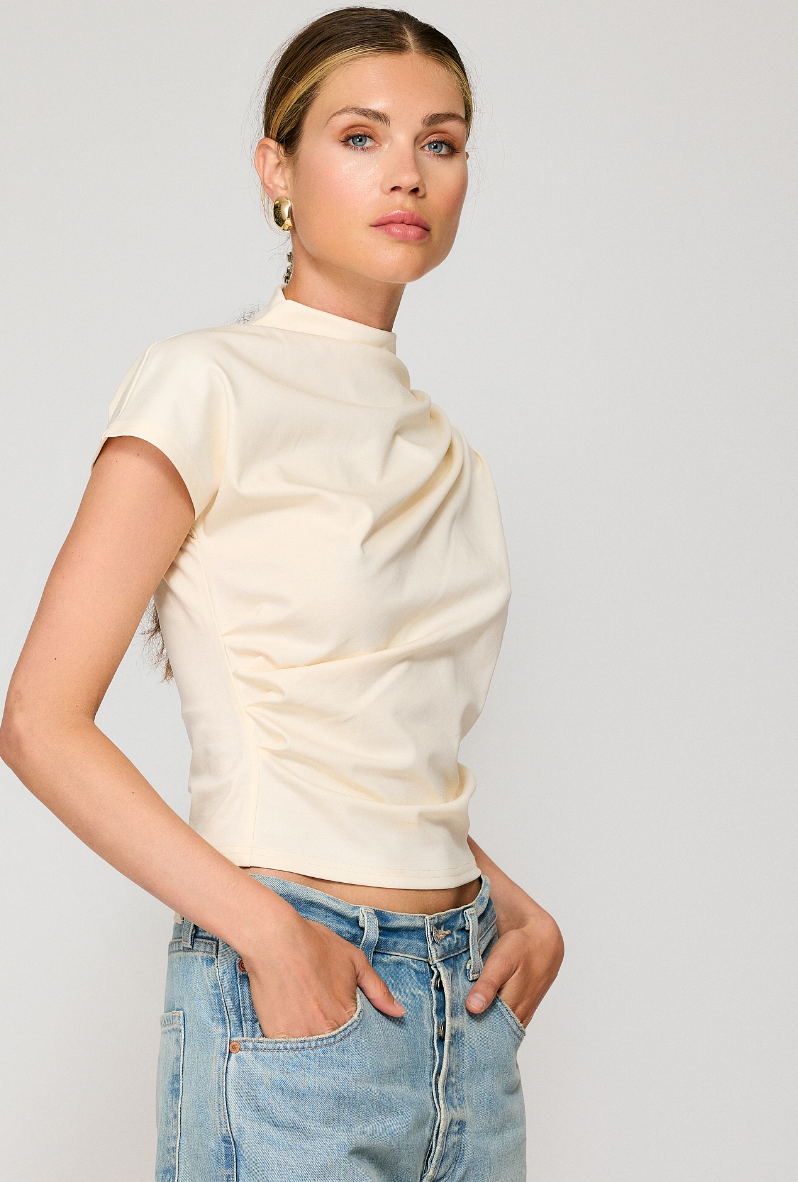 Archer Draped Top by Line and Dot