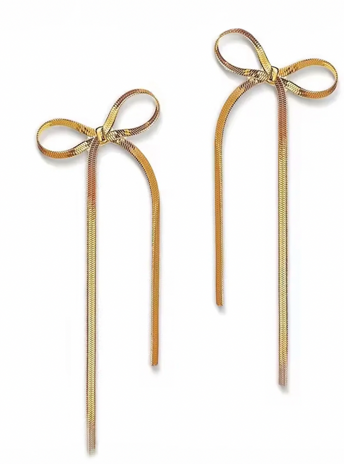 Bow Earrings by Jurate