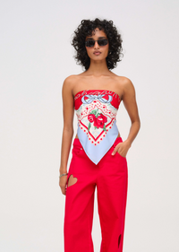 I love you scarf top by For Love and Lemons