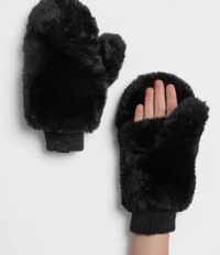 Faux Fur Mitten Gloves