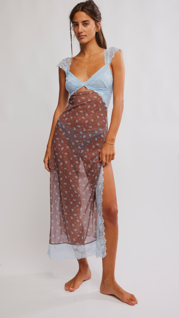 Suddenly Fine Maxi Slip Dress by Free People