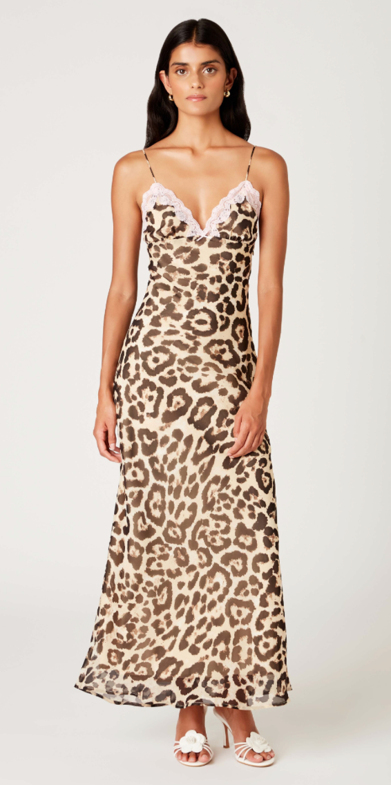 Jasmine Cheetah Midi Dress by NIA