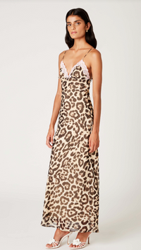 Jasmine Cheetah Midi Dress by NIA