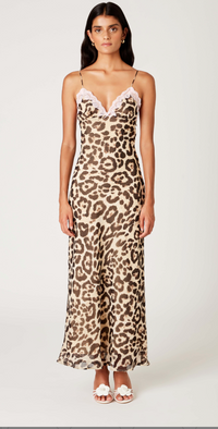 Jasmine Cheetah Midi Dress by NIA