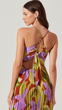 Blythe Pleated Maxi Dress by ASTR the Label
