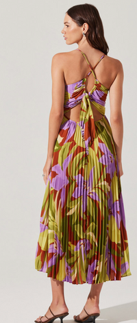 Blythe Pleated Maxi Dress by ASTR the Label