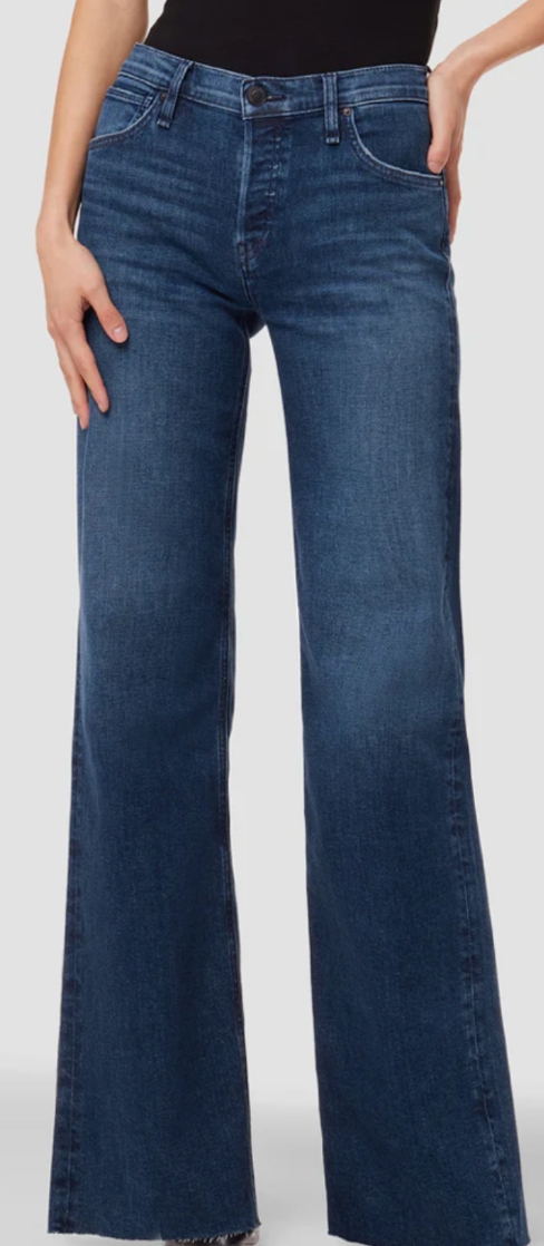 Rosie High Rise Wide Leg Jean by Hudson Jeans