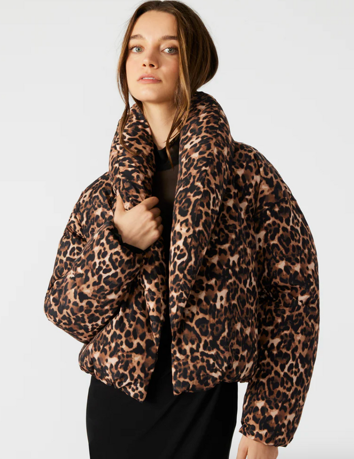 Cheetah Print Evy Jacket by Steve Madden