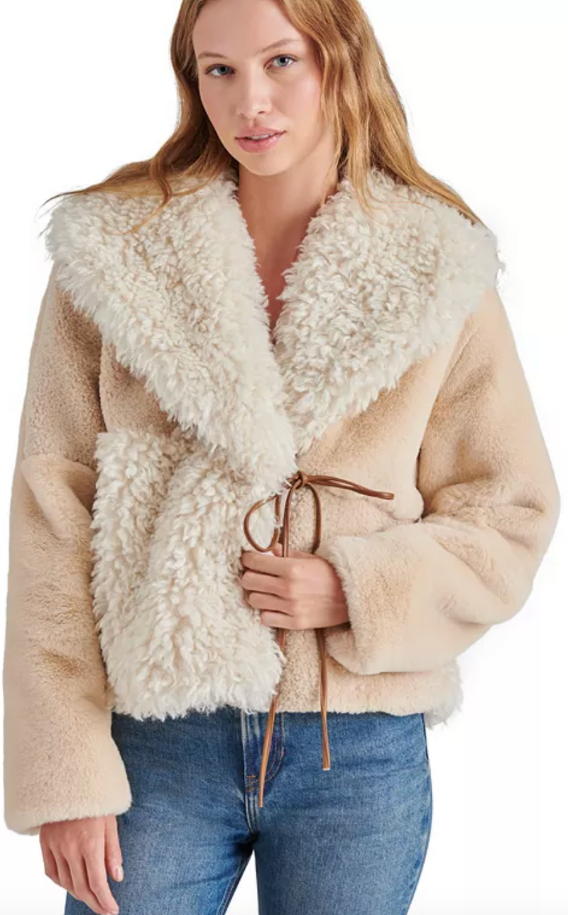 Winterlyn Faux Fur Jacket by Steve Madden