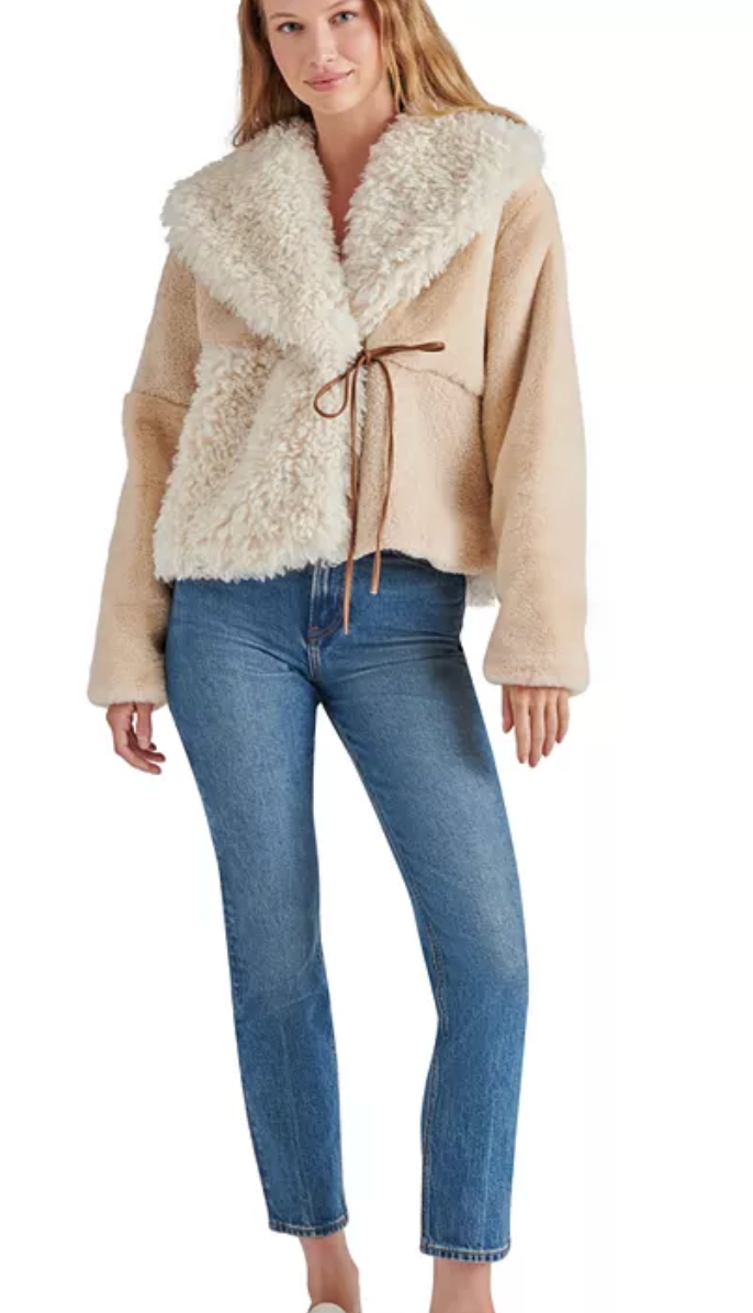 Winterlyn Faux Fur Jacket by Steve Madden