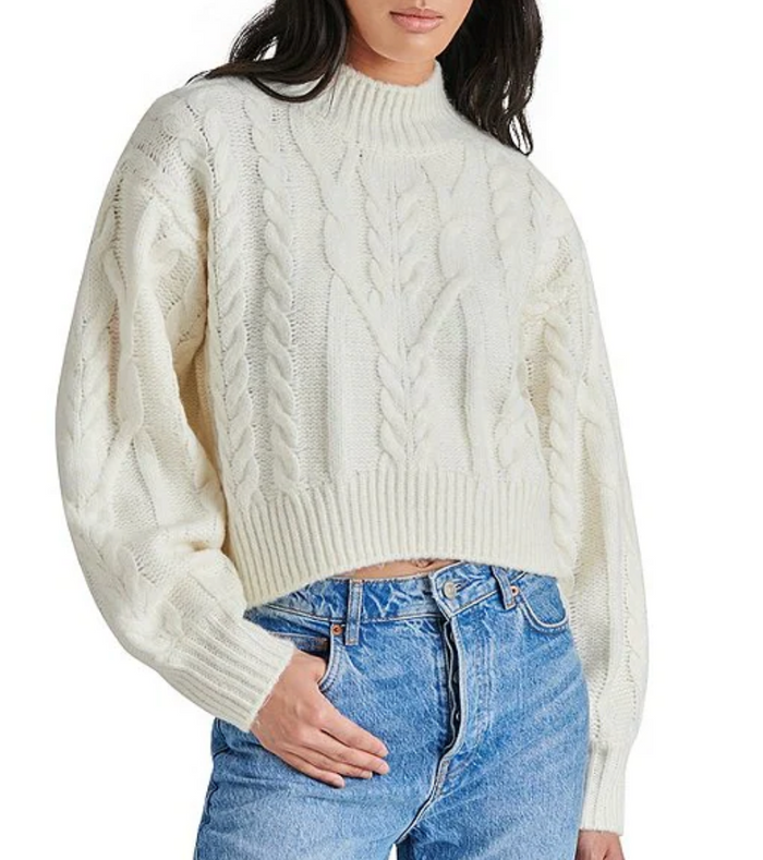 Marcie Crewneck Sweater by Steve Madden