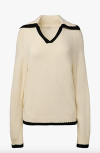 Collar V Neck Sweater by We Wore What