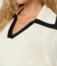 Collar V Neck Sweater by We Wore What