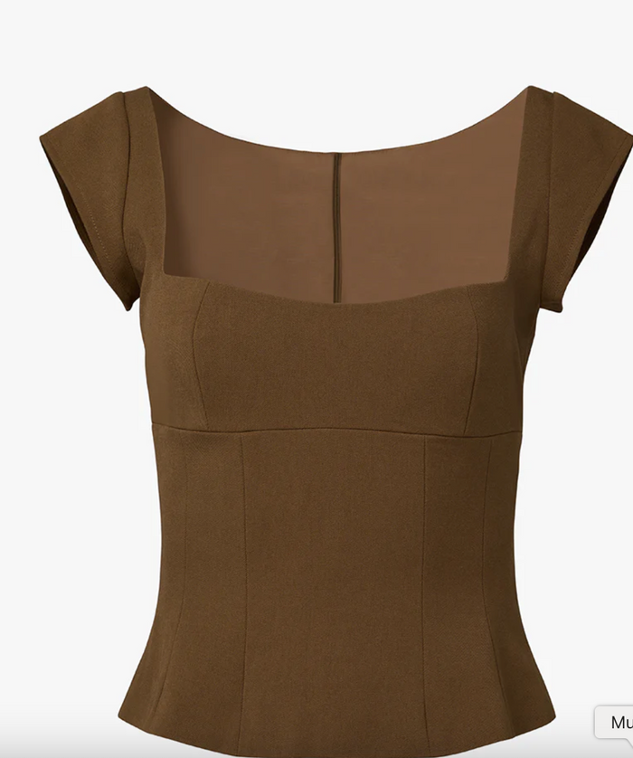 Cap Sleeve Corset Top by We Wore What