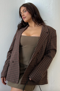 Plaid Blazer by We Wore What