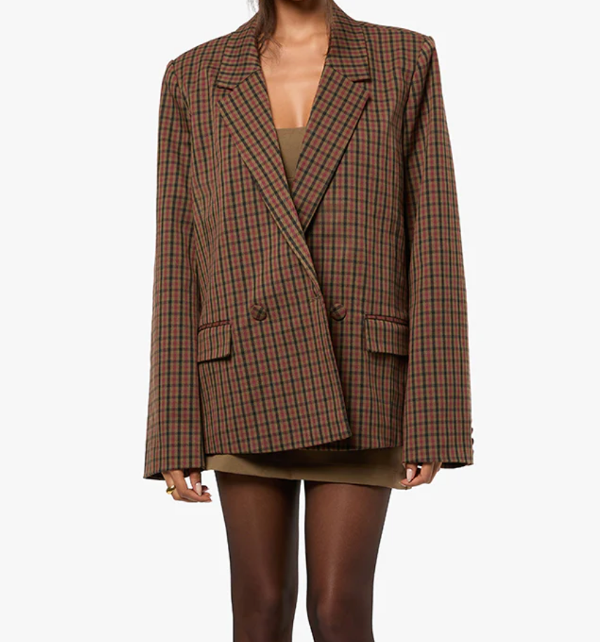 Plaid Blazer by We Wore What