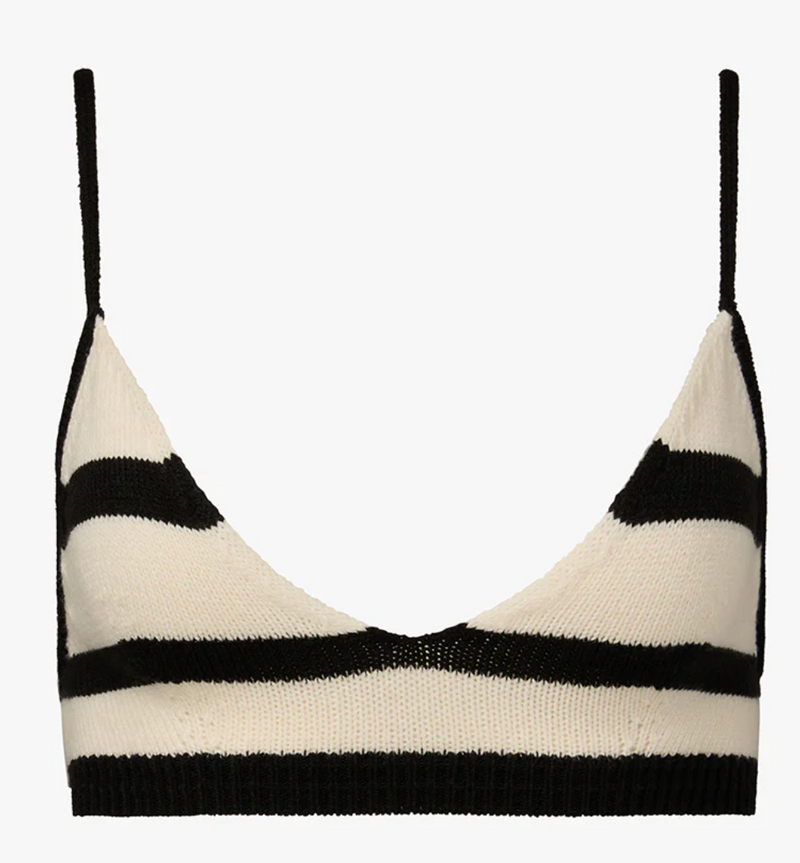 Striped Sweater Bra by We Wore What