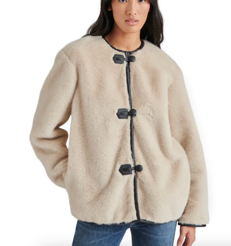 Faux Fur Jacket by Steve Madden