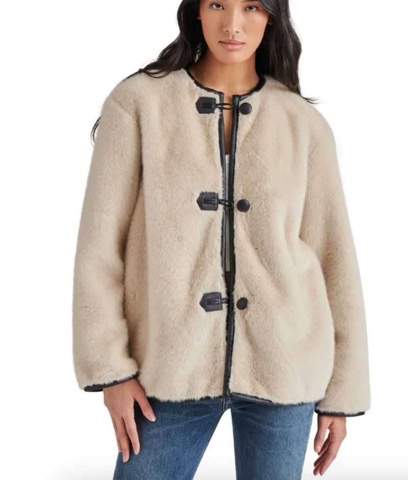 Faux Fur Jacket by Steve Madden