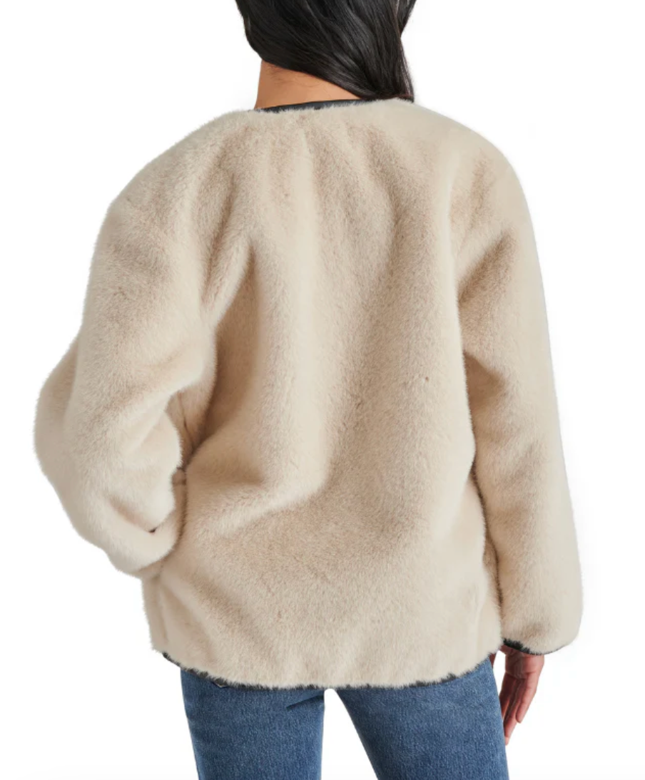 Faux Fur Jacket by Steve Madden