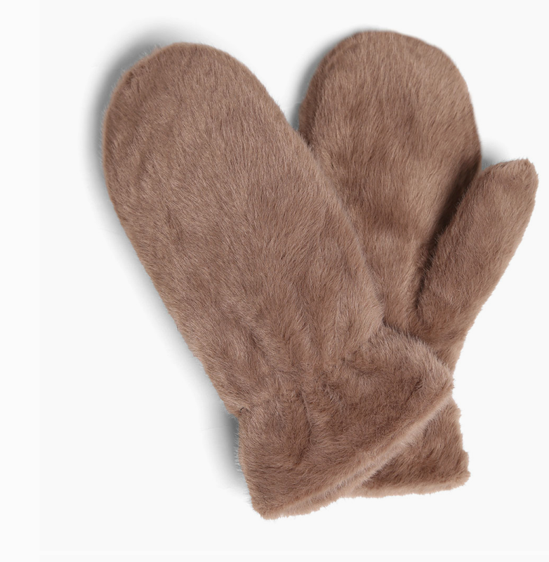 Faux Fur Mittens