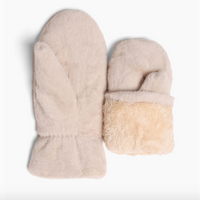 Faux Fur Mittens